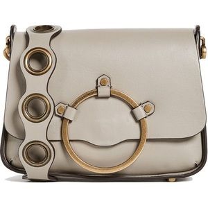 Ring Shoulder Bag leather taupe ✨✨